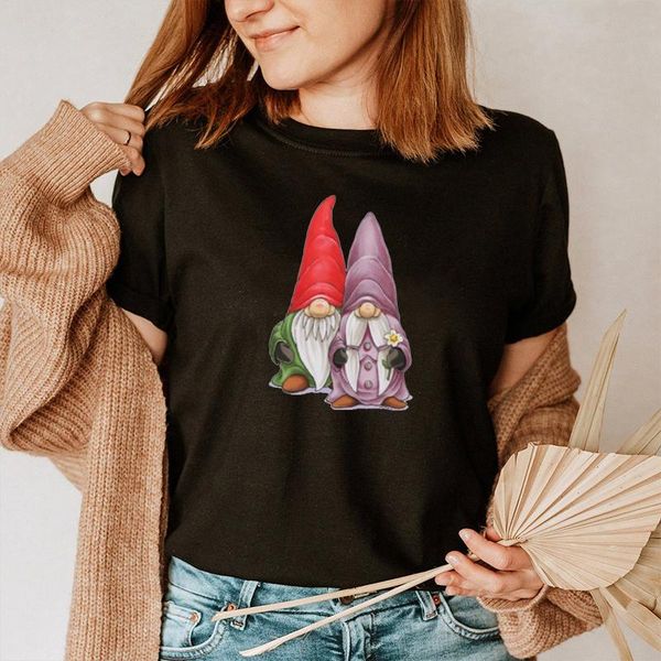 women's t-shirt happy gnomes graphic t shirts christmas vintage streetwear women cute clothing aesthetic, White
women's t-shirt happy gnomes graphic t shirts christmas vintage streetwear women cute clothing aesthetic, White