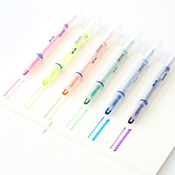 highlighters jukuai 6 pcs/lot dual-side color highlighter pen liquid ink 1-4mm liner marker pens stationery office school supplies 7257, Black;red
highlighters jukuai 6 pcs/lot dual-side color highlighter pen liquid ink 1-4mm liner marker pens stationery office school supplies 7257, Black;red