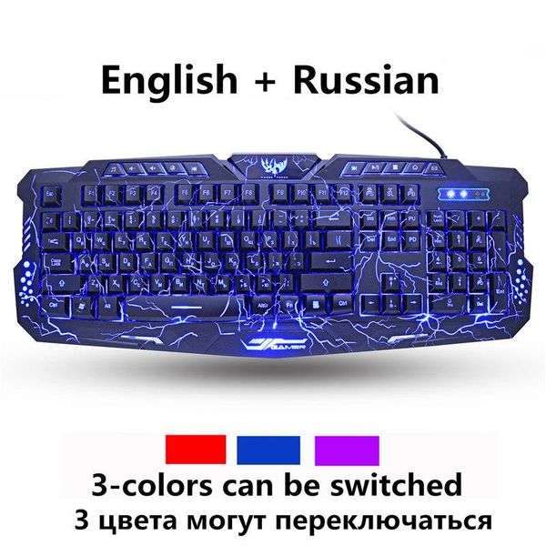 keyboards russian/english gaming keyboard led 3-color m200 usb wired colorful breathing backlit waterproof computer crack
keyboards russian/english gaming keyboard led 3-color m200 usb wired colorful breathing backlit waterproof computer crack