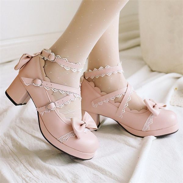 dress shoes white lolita pink plus size women platform high heels bow pumps block cosplay cute kawaii student ladies brown, Black
dress shoes white lolita pink plus size women platform high heels bow pumps block cosplay cute kawaii student ladies brown, Black