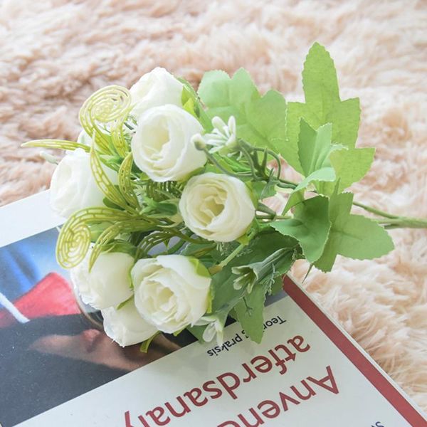 decorative flowers & wreaths 1 x artificial bunch silk and plastic rose fake bouquet wedding home party decor
decorative flowers & wreaths 1 x artificial bunch silk and plastic rose fake bouquet wedding home party decor