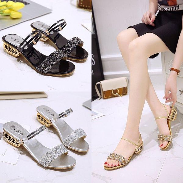 2021sandals women sweet elegant bling mid heels summer womens simple all-match style outdoor female shoes leisure trendy shoes, Black
2021sandals women sweet elegant bling mid heels summer womens simple all-match style outdoor female shoes leisure trendy shoes, Black