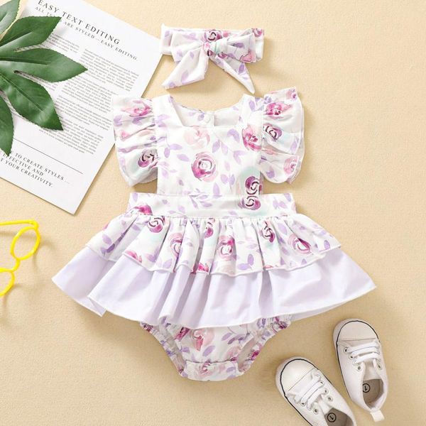 clothing sets born infant baby girls falbala ruffle flower print romper headbands outfits vetement fille ropa niña meisjes kleding, White
clothing sets born infant baby girls falbala ruffle flower print romper headbands outfits vetement fille ropa niña meisjes kleding, White