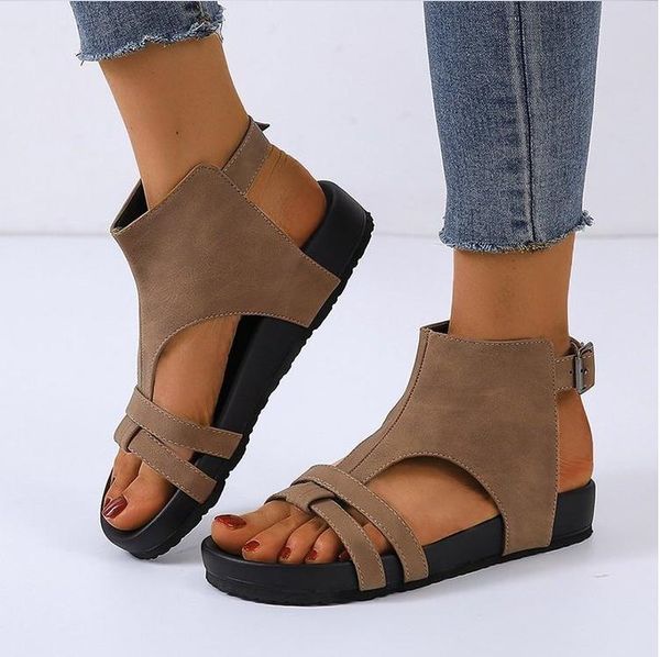 sandals women flat summer gladiator platform ladies pu ankle buckle strap woman rome shoes summer beach casual female women shoe, Black
sandals women flat summer gladiator platform ladies pu ankle buckle strap woman rome shoes summer beach casual female women shoe, Black