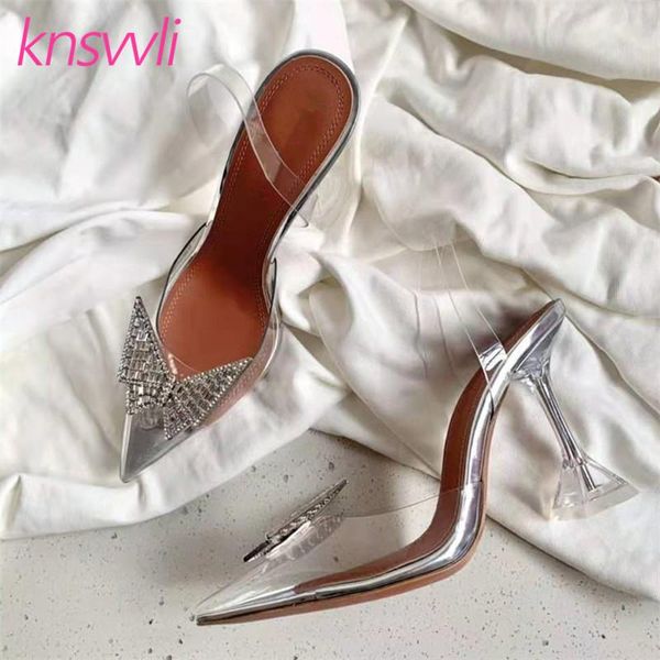 dress shoes strange high heels women clear pvc slingbacks crystal butterfly party woman pumps sandals, Black
dress shoes strange high heels women clear pvc slingbacks crystal butterfly party woman pumps sandals, Black
