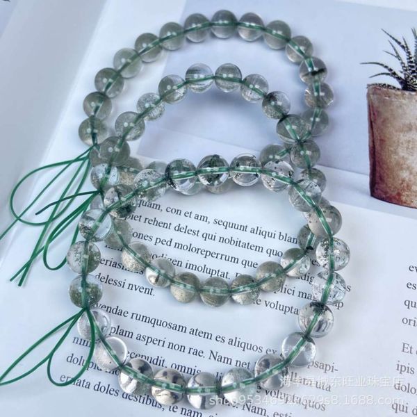 natural crystal green ghost bracelet simple women's round beads hand string loose diy accessories, Black
natural crystal green ghost bracelet simple women's round beads hand string loose diy accessories, Black