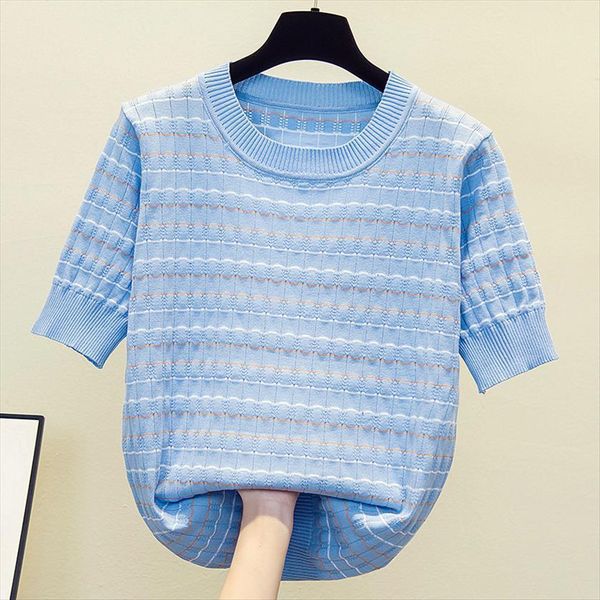 large size women stripe sweaters kint summer loose casual short sleeve o neck female jumper oversized pullover top, White;black
large size women stripe sweaters kint summer loose casual short sleeve o neck female jumper oversized pullover top, White;black