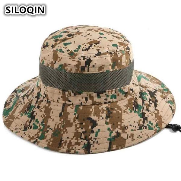 cloches siloqin men's big brim camouflage bucket hat 2021 summer fashion casual fishing cap wind rope fixed brand beach hats for men
cloches siloqin men's big brim camouflage bucket hat 2021 summer fashion casual fishing cap wind rope fixed brand beach hats for men