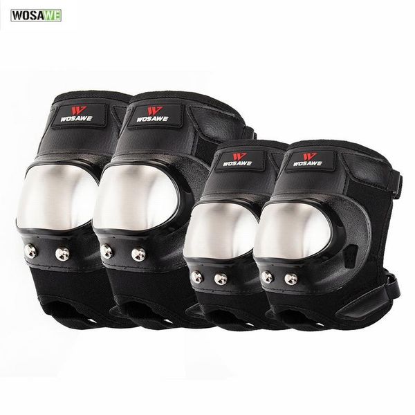 elbow & knee pads wosawe stainless steel 2pcs motorcycle motocross protective gear protector pad guards sports armor kit, Black;gray
elbow & knee pads wosawe stainless steel 2pcs motorcycle motocross protective gear protector pad guards sports armor kit, Black;gray