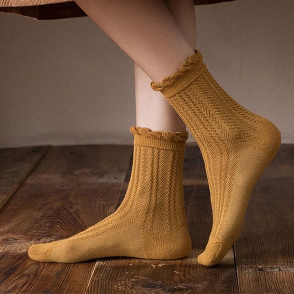 women ruffle stroken casual breathing jacquard katoon meias socrates meia calcetas japanese socks, Black;white
women ruffle stroken casual breathing jacquard katoon meias socrates meia calcetas japanese socks, Black;white
