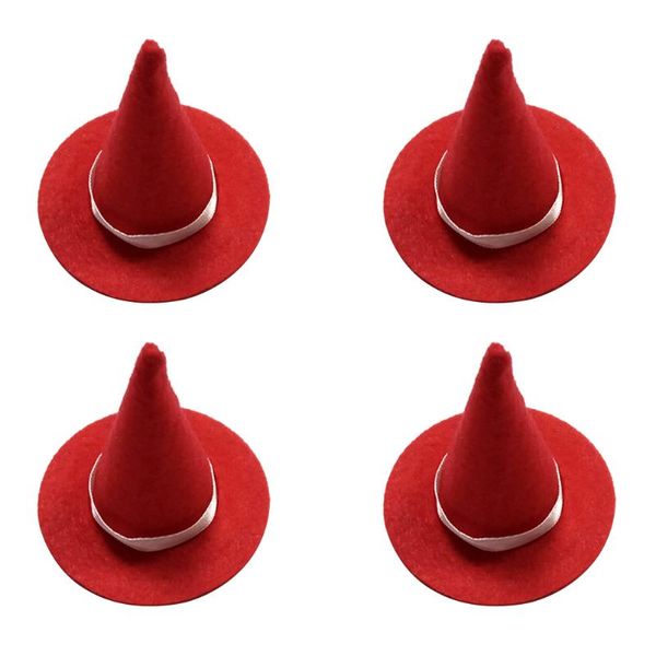 party hats 4pcs mini felt witch handmade wine bottle decor for halloween diy hair accessories crafts supplies a50
party hats 4pcs mini felt witch handmade wine bottle decor for halloween diy hair accessories crafts supplies a50