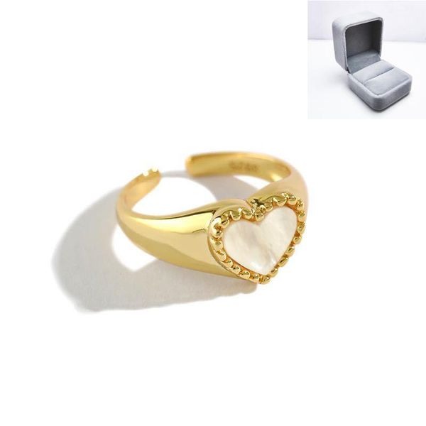 wedding rings ufooro elegant france vintage sweet heart shell finger ring for women engagement jewelry gift with box, Slivery;golden
wedding rings ufooro elegant france vintage sweet heart shell finger ring for women engagement jewelry gift with box, Slivery;golden
