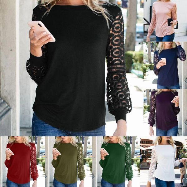 2021 new women's simple style of pure color lace stitching long-sleeved blouse bottom comfortable with a line collar hoodie pko6, Black
2021 new women's simple style of pure color lace stitching long-sleeved blouse bottom comfortable with a line collar hoodie pko6, Black