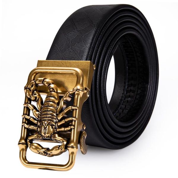belts ak-2137 golden scorpion automatic buckle leather waist belt designer men for jeans cinturon, Black;brown
belts ak-2137 golden scorpion automatic buckle leather waist belt designer men for jeans cinturon, Black;brown