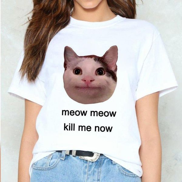 2021 new summer cute cat t shirt women tees casual funny cartoon print female t-shirt harajuku kawaii fashion short sleeve, White
2021 new summer cute cat t shirt women tees casual funny cartoon print female t-shirt harajuku kawaii fashion short sleeve, White