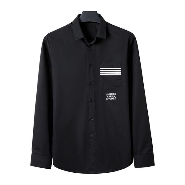 men's casual shirts 2021 fashion shirt brand clothing slim fit stripe clothes male long sleeve for man white black -5xl
men's casual shirts 2021 fashion shirt brand clothing slim fit stripe clothes male long sleeve for man white black -5xl