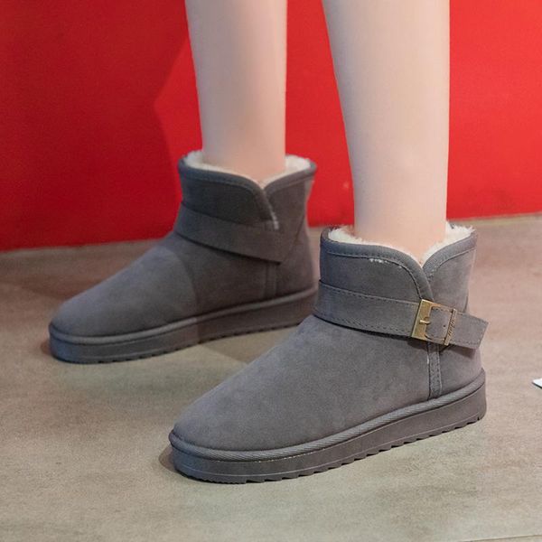 boots winte flat ankle slip on round toe women solid color plush fur warm shoes winter footwear flurry snow boot botas, Black
boots winte flat ankle slip on round toe women solid color plush fur warm shoes winter footwear flurry snow boot botas, Black