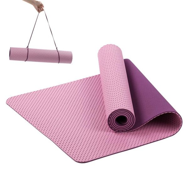 yoga mats eco-friendly tpe fitness mat pad beehive breathable two-color odorless 6mm thick exercise dance perforated pads
yoga mats eco-friendly tpe fitness mat pad beehive breathable two-color odorless 6mm thick exercise dance perforated pads
