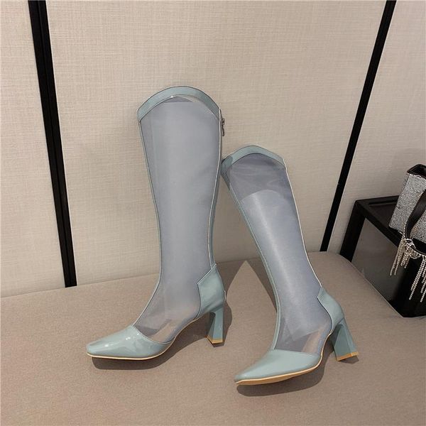 boots mesh long legs fashion women's high cut-outs summer for women knee shoes 2021, Black
boots mesh long legs fashion women's high cut-outs summer for women knee shoes 2021, Black