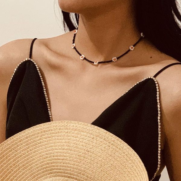 chokers bohemian style colorful beaded flowers for women necklace rice bead woven short choker charm vacation jewelry, Golden;silver
chokers bohemian style colorful beaded flowers for women necklace rice bead woven short choker charm vacation jewelry, Golden;silver