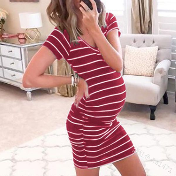 maternity dresses plus size polyester stripe short sleeve home skirt for pregnant women v-neck pregnancy maternity dress, White
maternity dresses plus size polyester stripe short sleeve home skirt for pregnant women v-neck pregnancy maternity dress, White