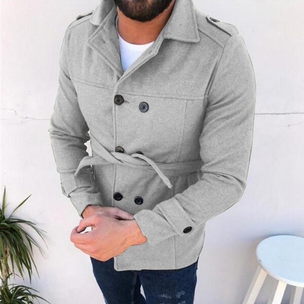 men's wool & blends jacket fashion slim fit long sleeve suit windbreaker trench coat men autumn winter warm button coats trendy streetw, Black
men's wool & blends jacket fashion slim fit long sleeve suit windbreaker trench coat men autumn winter warm button coats trendy streetw, Black