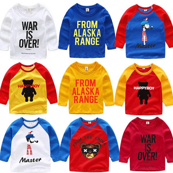 kids boys t-shirts baby long sleeve girls children solid cotton sweatshirt cartoon boy girl t shirts clothing clothes, Blue
kids boys t-shirts baby long sleeve girls children solid cotton sweatshirt cartoon boy girl t shirts clothing clothes, Blue