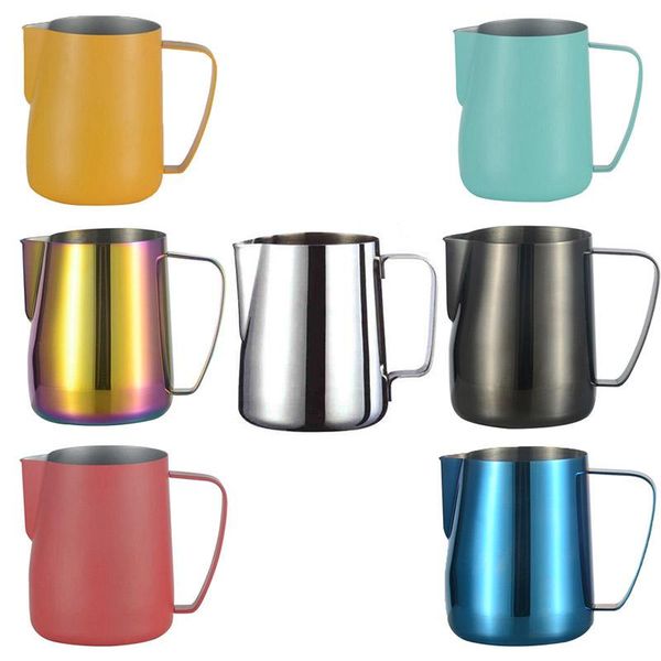 coffee pots stainless steel milk frothing jug espresso pitcher barista craft latte kitchen tools
coffee pots stainless steel milk frothing jug espresso pitcher barista craft latte kitchen tools