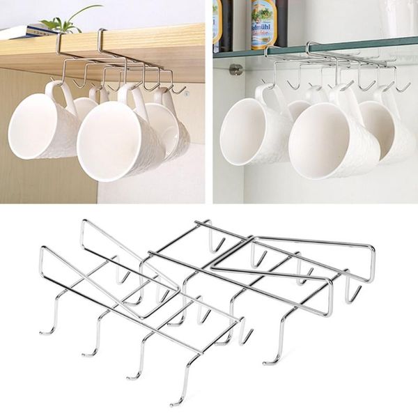 kitchen storage & organization stainless steel rack hanging coffee tea cup mug holder organizer
kitchen storage & organization stainless steel rack hanging coffee tea cup mug holder organizer