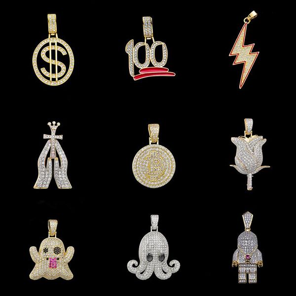 pendant necklaces customize any iced out cubic zircon pendants + chains men's hip hop bling cz charm 4mm tennis chain jewelry gift, Silver
pendant necklaces customize any iced out cubic zircon pendants + chains men's hip hop bling cz charm 4mm tennis chain jewelry gift, Silver