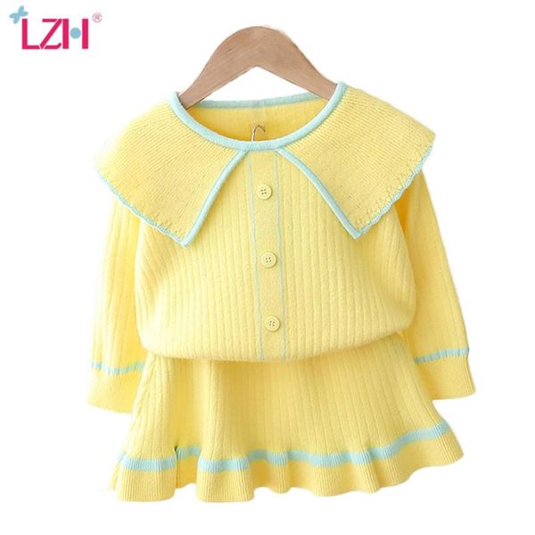 lzh kids clothes 2021 autumn winter baby girls clothes knitting sweater skirts 2pcs outfit suit children clothing for girls sets, White
lzh kids clothes 2021 autumn winter baby girls clothes knitting sweater skirts 2pcs outfit suit children clothing for girls sets, White