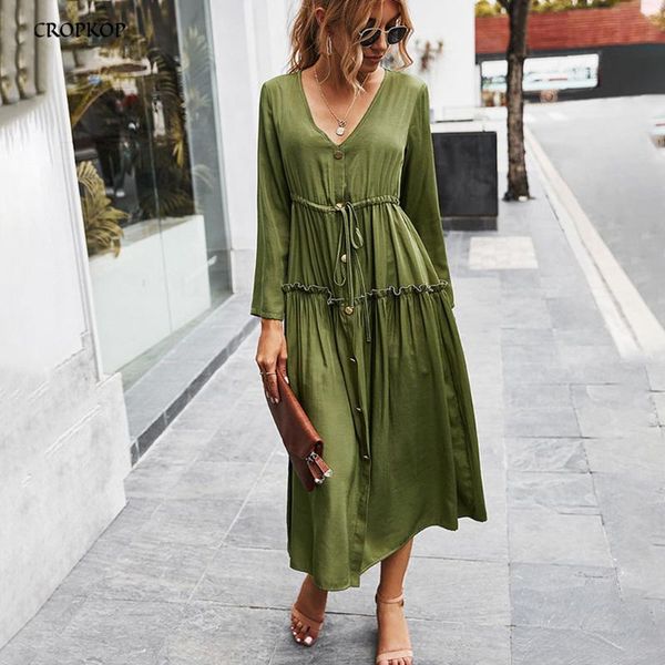 casual dresses long dress autumn winter black sleeve v neck ruched womens clothes button up fitted for women 2021 fashion, Black;gray
casual dresses long dress autumn winter black sleeve v neck ruched womens clothes button up fitted for women 2021 fashion, Black;gray