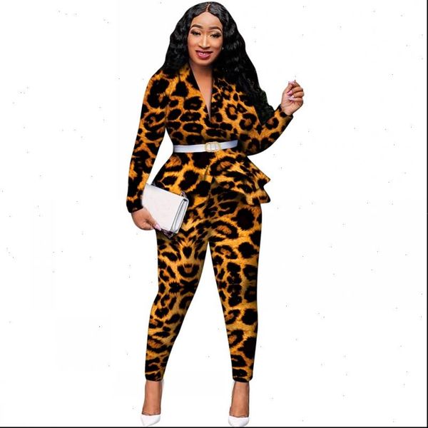 leopard printed elegant piece set ruffles spliced long sleeve and bodycon pants women sets office ladies fall outfits, Gray
leopard printed elegant piece set ruffles spliced long sleeve and bodycon pants women sets office ladies fall outfits, Gray