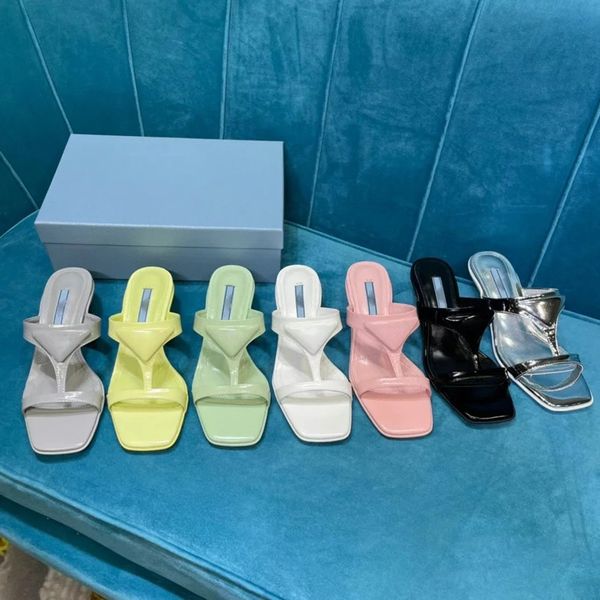 2021 new cat heel sandals women's summer white triangle low heel square head open toe white slippers ysj, Black
2021 new cat heel sandals women's summer white triangle low heel square head open toe white slippers ysj, Black