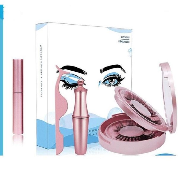 magnetic eyeliner 2 pairs of eyelashes containing tweezers five magnets false eyeliner makeup set dhl
magnetic eyeliner 2 pairs of eyelashes containing tweezers five magnets false eyeliner makeup set dhl