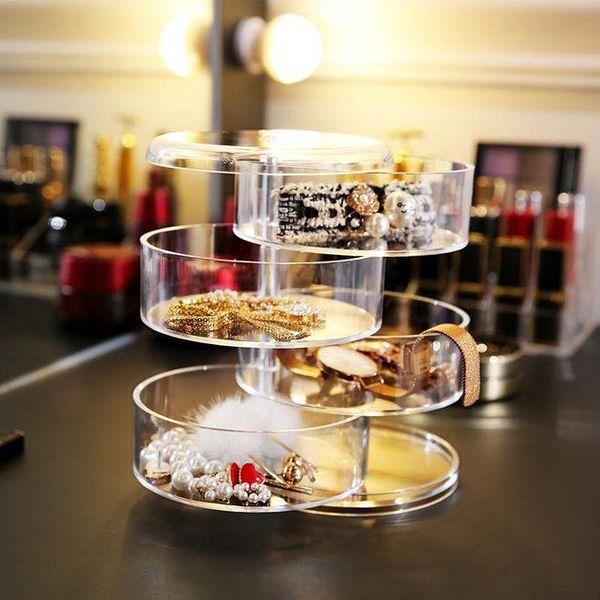 bathroom storage & organization makeup organizer transparent jewelry box 360 degrees rotary cosmetic ring lipstick holder necklace display
bathroom storage & organization makeup organizer transparent jewelry box 360 degrees rotary cosmetic ring lipstick holder necklace display