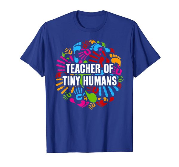 Teacher Of Tiny Humans Teacher Appreciation Day T-Shirt, Mainly pictures