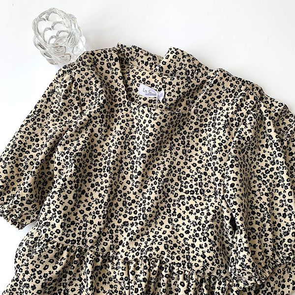new 2021 summer casual women short sleeve polka dot printed elastic high waist floral mid length long 1aop, Black;gray
new 2021 summer casual women short sleeve polka dot printed elastic high waist floral mid length long 1aop, Black;gray