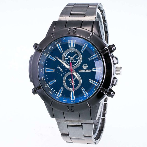 watch business men's steel band double press high-grade stainless large dial non mechanical blu ray glass, Slivery;brown
watch business men's steel band double press high-grade stainless large dial non mechanical blu ray glass, Slivery;brown