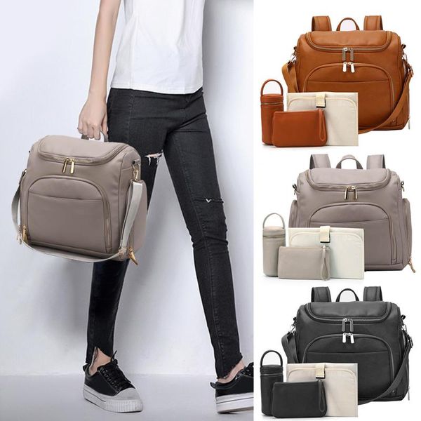 diaper bags pu leather large capacity bag mommy backpack for travel nursing baby care women's pregnant fashion
diaper bags pu leather large capacity bag mommy backpack for travel nursing baby care women's pregnant fashion