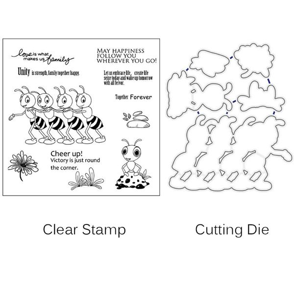 painting supplies azsg cute ant team cutting dies clear stamps set for diy scrapbooking/po/ decorative silicone crafts
painting supplies azsg cute ant team cutting dies clear stamps set for diy scrapbooking/po/ decorative silicone crafts