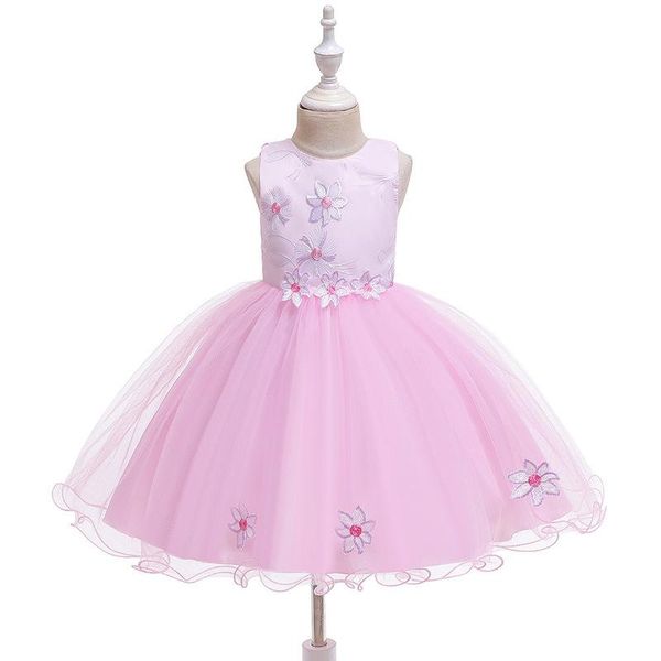girl's dresses flower girls illusion sleeveless bow embroidery luxury champagne tulle o-neck knee-length kids party princess gown f242, Red;yellow
girl's dresses flower girls illusion sleeveless bow embroidery luxury champagne tulle o-neck knee-length kids party princess gown f242, Red;yellow