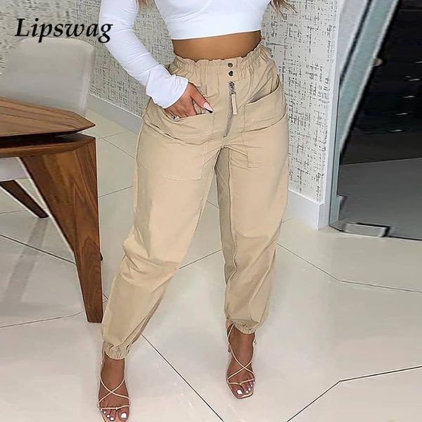 women's pants & capris fashion summer lady high waist sweatpants autumn casual zipper pocket cargo solid leisure women trousers streetw, Black;white
women's pants & capris fashion summer lady high waist sweatpants autumn casual zipper pocket cargo solid leisure women trousers streetw, Black;white