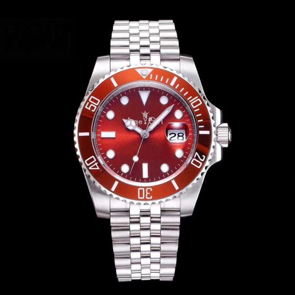 wristwatches men automatic mechanical watch red dial ceramic bezel stainless steel sapphire blue black, Slivery;brown
wristwatches men automatic mechanical watch red dial ceramic bezel stainless steel sapphire blue black, Slivery;brown
