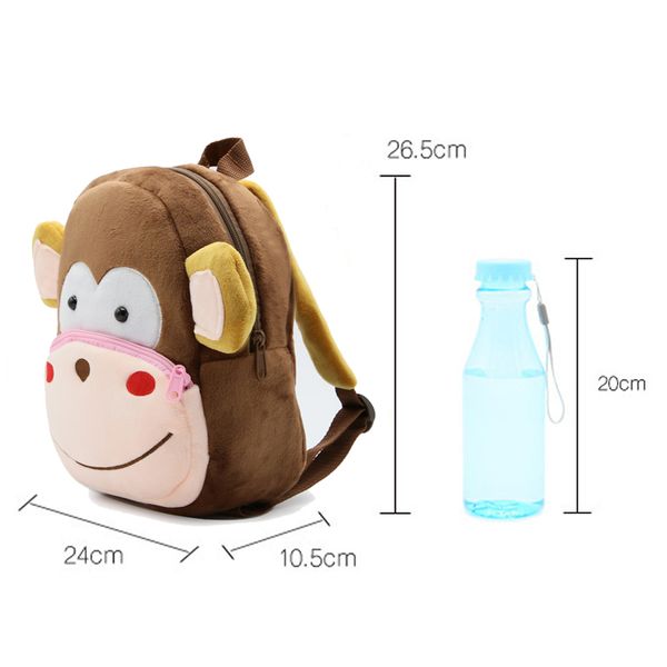 children school backpack cartoon monkey design comfortable soft plush material for toddler baby kindergarten kids snacks bag
children school backpack cartoon monkey design comfortable soft plush material for toddler baby kindergarten kids snacks bag