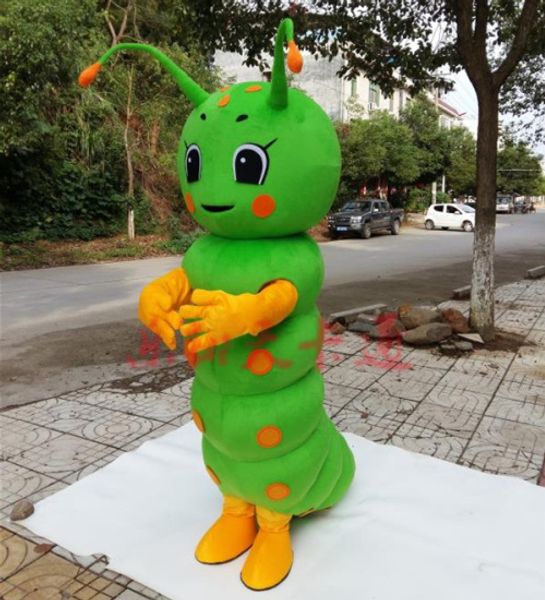 mascot costumes green carpenterworm mascot costume cartoon character mascotte apparel halloween fancy dress christmas cosplay outfit, Black;red
mascot costumes green carpenterworm mascot costume cartoon character mascotte apparel halloween fancy dress christmas cosplay outfit, Black;red