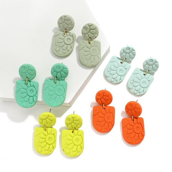 dangle & chandelier aensoa korean unusual semicircle printing clay earrings fashion drop earring pendant party statement jewelry for women, Silver
dangle & chandelier aensoa korean unusual semicircle printing clay earrings fashion drop earring pendant party statement jewelry for women, Silver