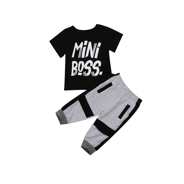 casual active fashion summer newborn infant baby boys short sleeve pullover letter black shorts grey pants outfit 1-6y, White
casual active fashion summer newborn infant baby boys short sleeve pullover letter black shorts grey pants outfit 1-6y, White