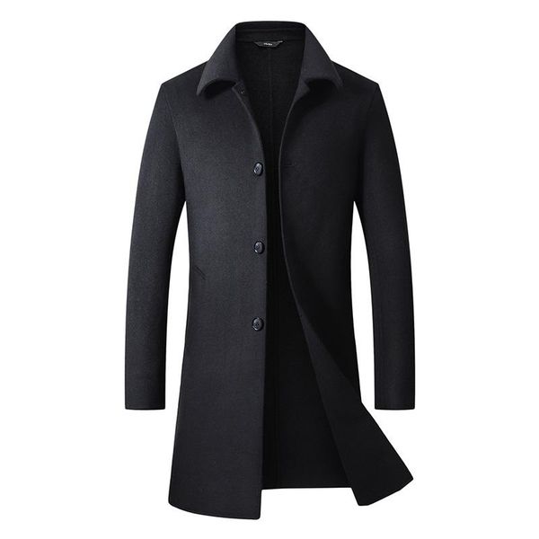 men's wool & blends 2021 regular fit long overcoat black gray color middle-aged blouson homme hiver
men's wool & blends 2021 regular fit long overcoat black gray color middle-aged blouson homme hiver