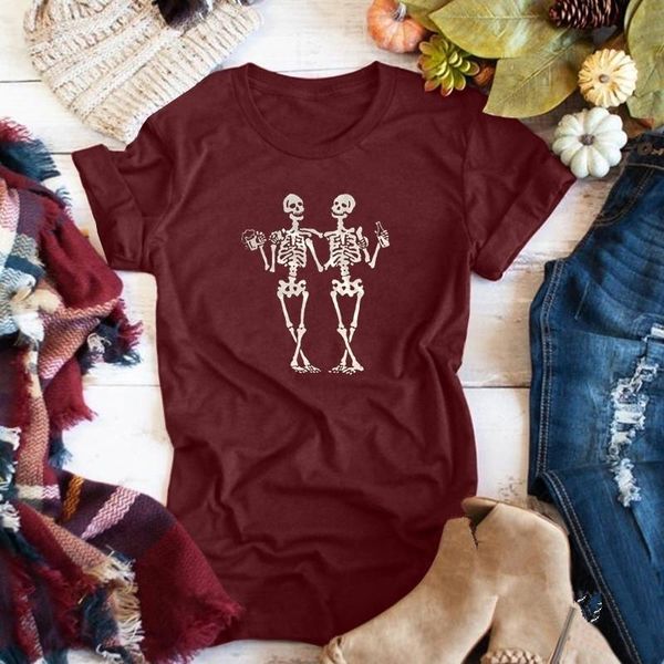 women's t-shirt shinybling skull drinking beer funny korean style ladies black white green summer plus size
women's t-shirt shinybling skull drinking beer funny korean style ladies black white green summer plus size